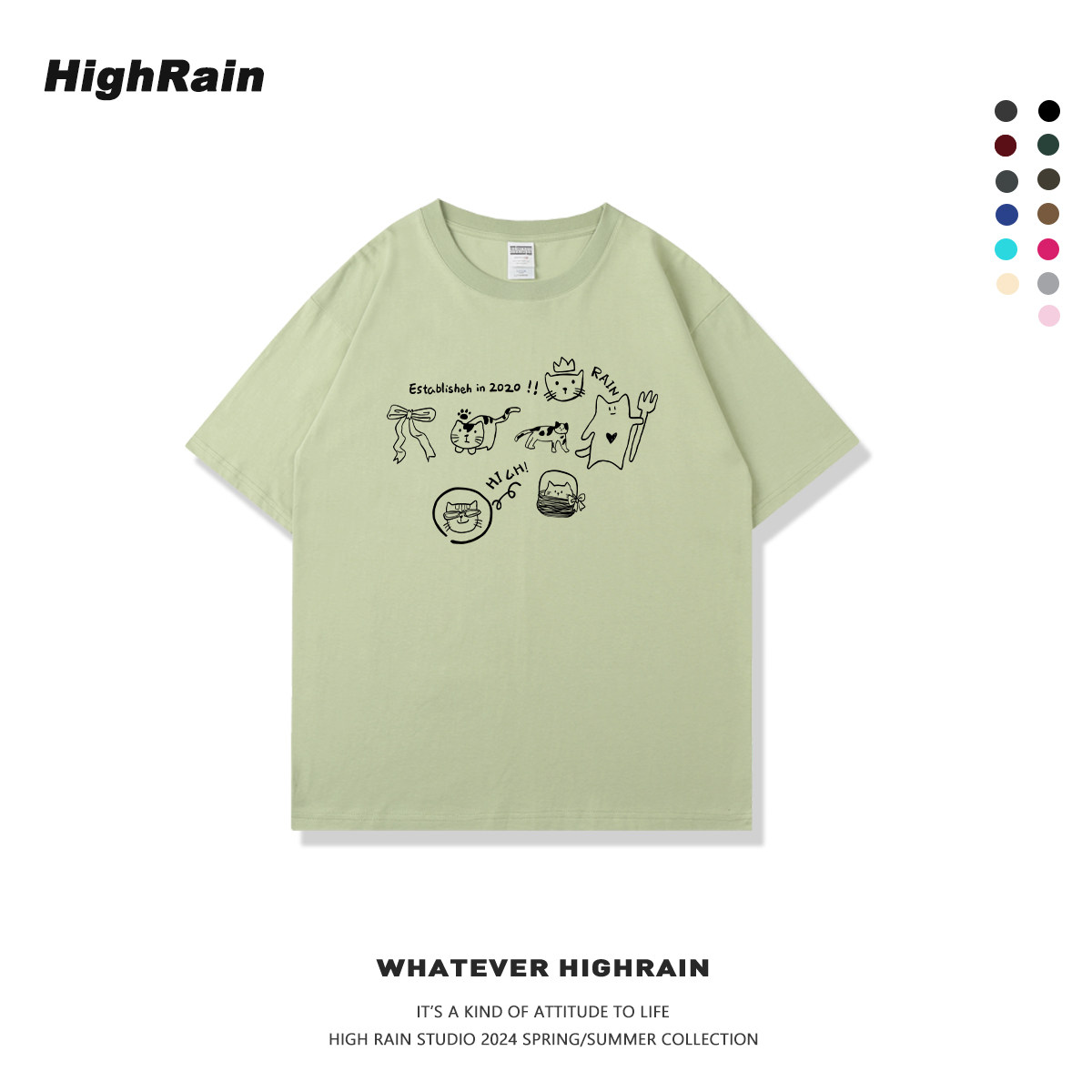 限时限量，全店t恤买三送一！图片