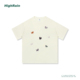 HIGH RAIN小众设计可爱动物印花纯棉短袖 T恤男女夏百搭纯棉上衣潮