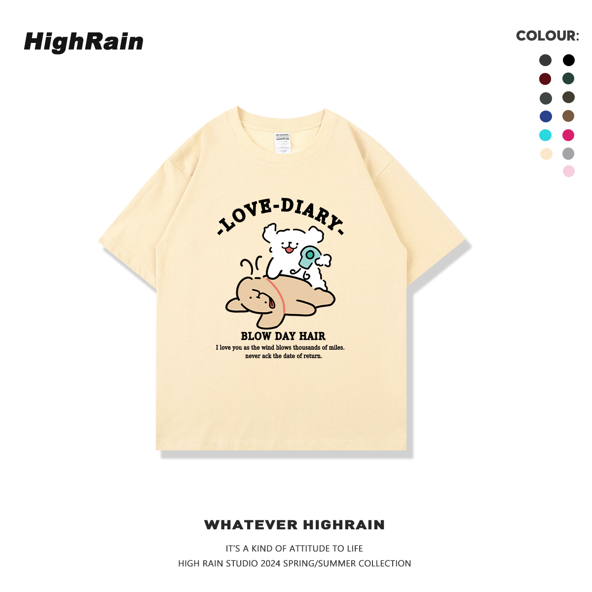 重磅卡通搞怪狗狗纯棉T恤女夏季宽松ins纯棉半袖小个子情侣上衣男,男装,T恤,淘宝优惠券,粉丝福利购,淘宝优惠卷