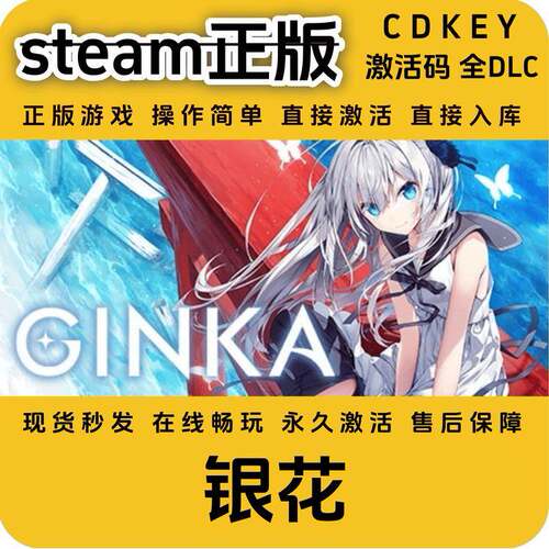 银花steam正版入库国区cdkey激活码全DLCCDKEY全球区激活码GINKA