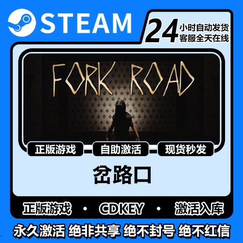 岔路口steam正版激活码入库cdkey电脑pc游戏单机在线玩Fork road