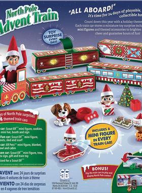 Christmas Advent Calendar Blind Box Christmas Train Atmosphe