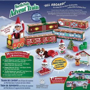 Advent Train Calendar Box Atmosphe Blind Christmas