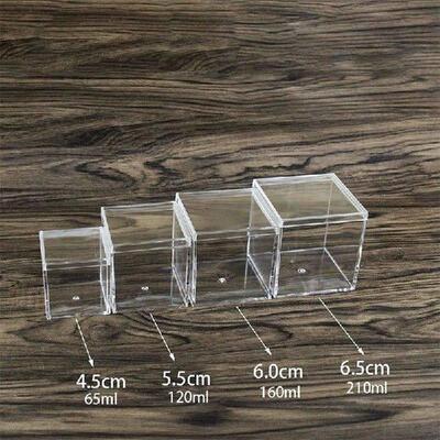 1 Pcs Square High Transparency Plastic Boxes Candy Biscuit