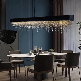 Crystal Island Chandelier Luxury Room Modern Dining Kitchen