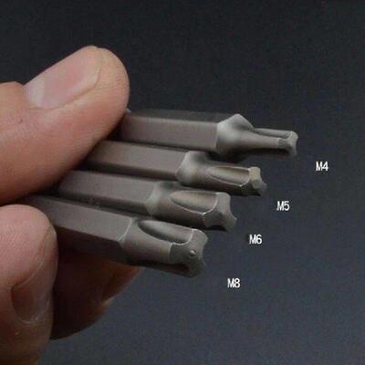 4pcs/set Magnetic Y Shaped Screwdriver Bits For Bicycle
