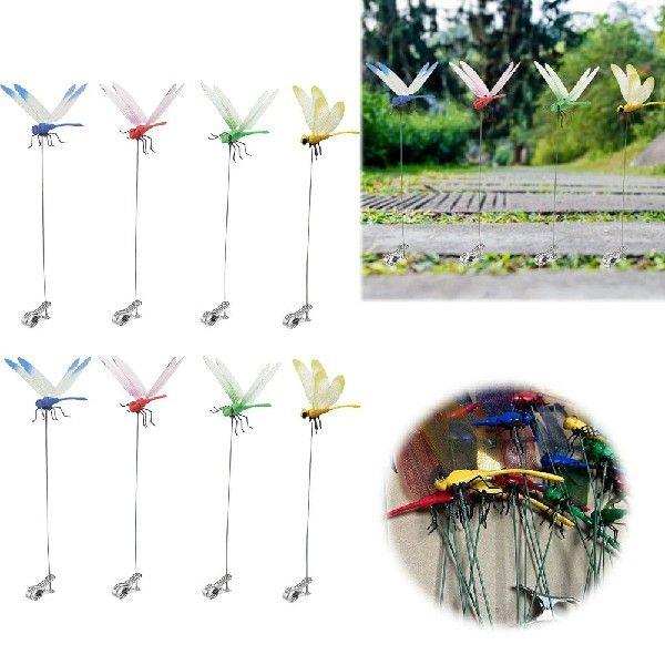 Simulation Dragonfly Clip Bug Deterrent Realistic Clip on