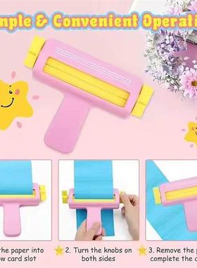 Paper crimper craft tool DIY工具压痕花器爱心瓦楞压纸机滚纸筒