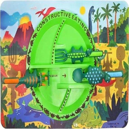 Constructive Eating Dinosaur Combo Dinnerware Set And