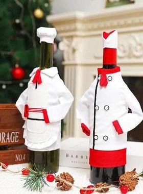 1 Set Wine Bottle Bag Cute Champagne Bottle Sleeve Holiday