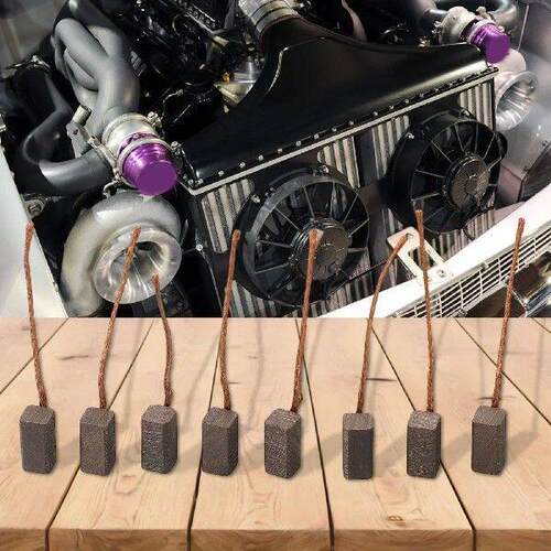 8pcs Carbon Brushes Motor Carbons Cars Trucks Additional