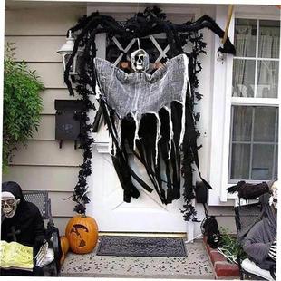 Hanging Skull Decorations Ghost Hau Halloween Outdoor Horror