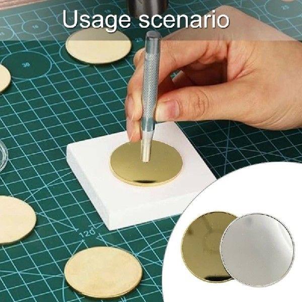 Crafting Engraving Coin Set 10Pcs Brass 40mm Blanks Coin