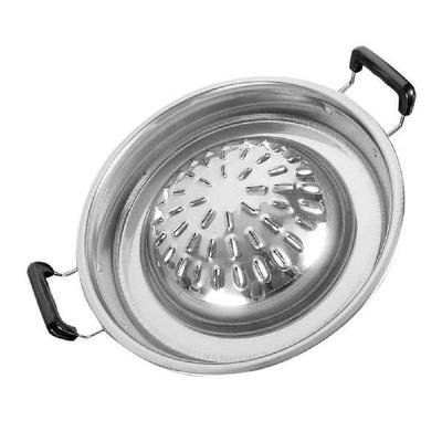 Grill Plate Bbq Pan For Camping Rack Roaster Household