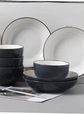 18-piece set of bowls and plates set of ceramic bowls 碗盘1