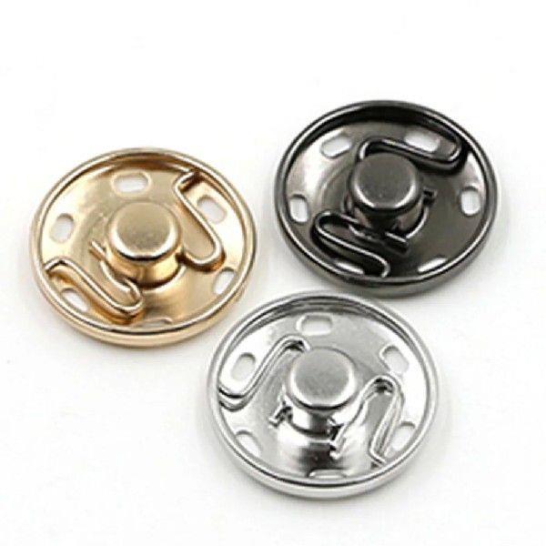 50 set 50 Sets Metal Hidden Buttons Snap Fasteners Sewing