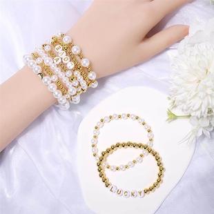 For Jewelry Bracelet Pearl Kids DIY Beads Kit ABS Making