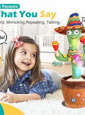 Talking Cactus Baby Toy Dancing Cactus Repeats What You say