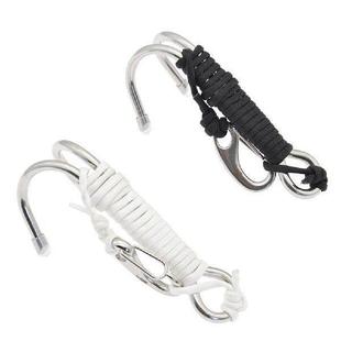 Clips Diving Hook Lightweight Steel Double Stainless Head