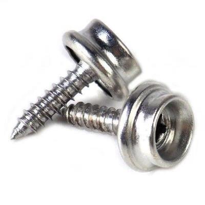 10 Sets Stainless Steel Snap Fastener Marine Yacht Boat