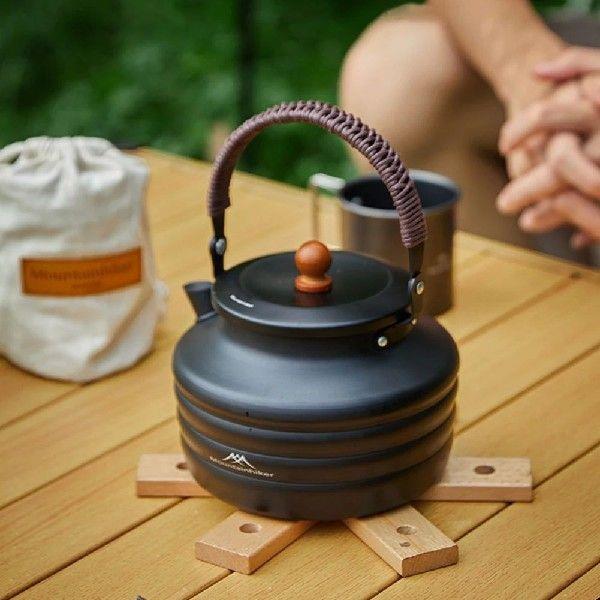 1.4L Outdoor Teapot Camping Stovetop Teapot Ultralight