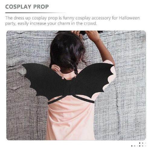 Bat Wings Vampire Black Halloween Cosplay Costumes Props