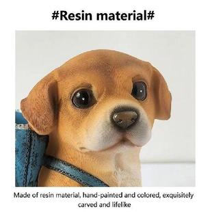 Cute Faux Puppy Pen Holder Ornament Desk Decoration Home