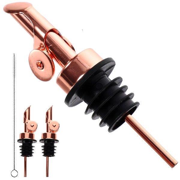 Grease Nozzle Olive Oil Vinegar Stainless Steel Bottle