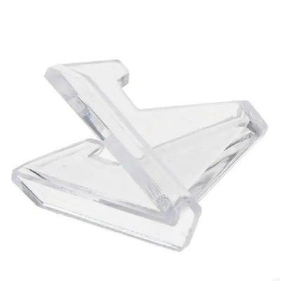 B46F 5pcs Acrylic Stands Mini Coin Display Stand Easel