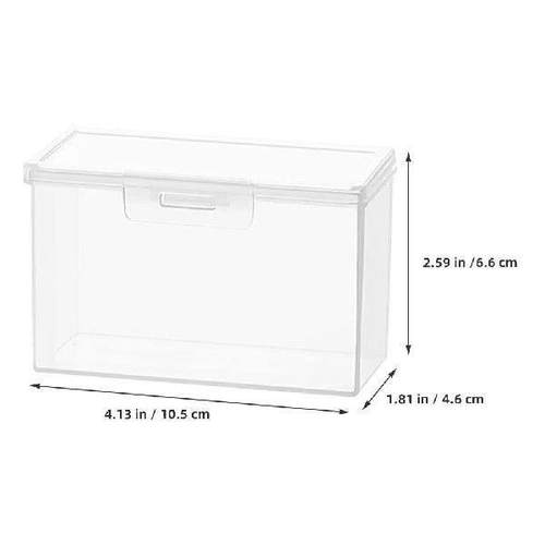 2 Pcs Card Storage Box Playing Organizer Home Case Holder