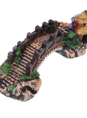 Resin Rockery Bridge Decoration for Fish Tank Aquarium
