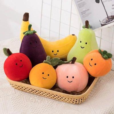 Simulation Cuddly Breakfast Plushie Doll Toy Fruit Stuffed F