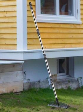 Wide Head Garden Rake 3.9/5.2/6.6FT Bow Rakes for Lawns 17