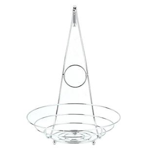 ree Baske Chrome Hanger Fruit Banana Iron Holder Bowl