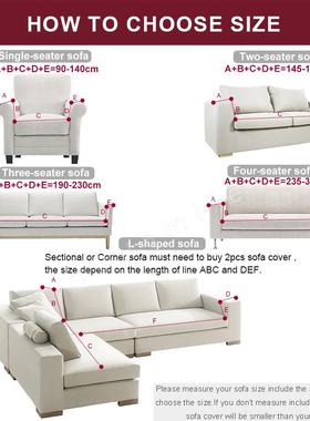 Thicken Plush Elastic Sofa Covers for Living Room Universal