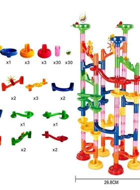 Marble Run Building Blocks Marbles Slide Toys for Children D