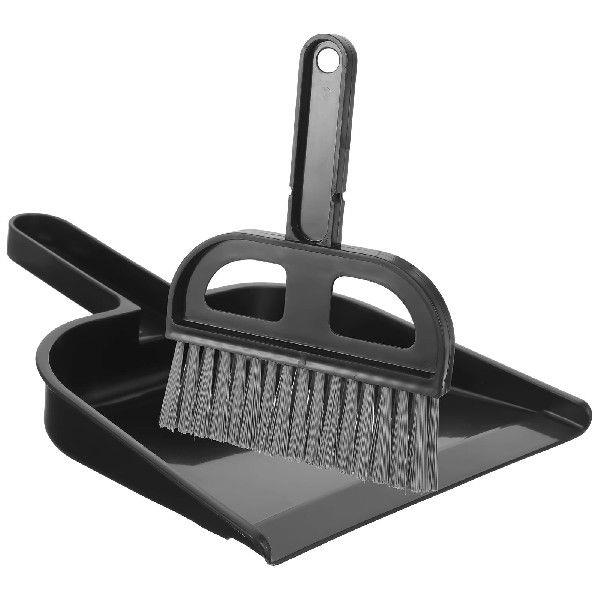 Keyboard Cleaning Brush Broom Mini Dustpan and Black