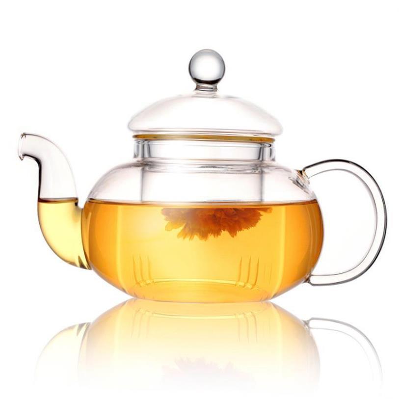Glass teapot small filter simple tea set office tea pot 7
