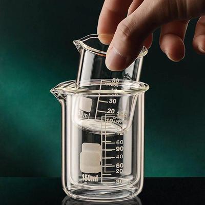 High Borosilicate Glass Measuring Cup Clear Scale Cup Labora
