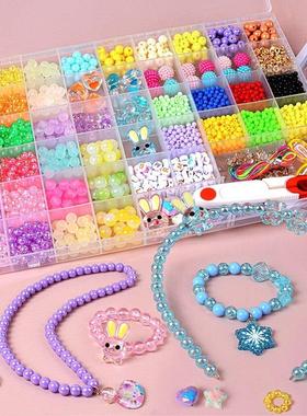 DIY Beads Bracelet Kit Making Necklace Manual Toys for Girls