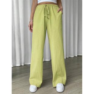 and leg linen wide women pants Cotton