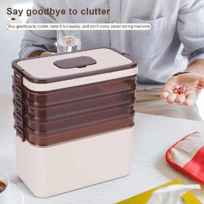 5 Tier Medicine Storage Box First Aid Box Medication