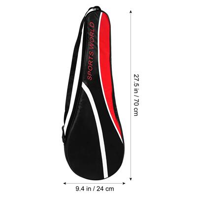 Racket Storage Cover Badminton Bag Tennis outside Black