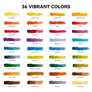 MeiLiang Pocket Colors Set Paint Watercolor Vivid