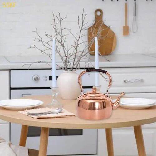 55KF Handmade Coppers Teas Kettles 3Leter Capacity Gas