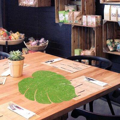 6pcs Waterproof Oil Resistant Dining Table Mat Placemats