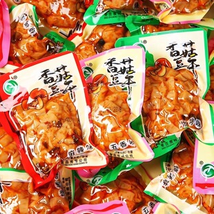 网红麻辣豆腐干小零食品小包装 辣条手撕五香豆干香菇充饥夜宵整箱