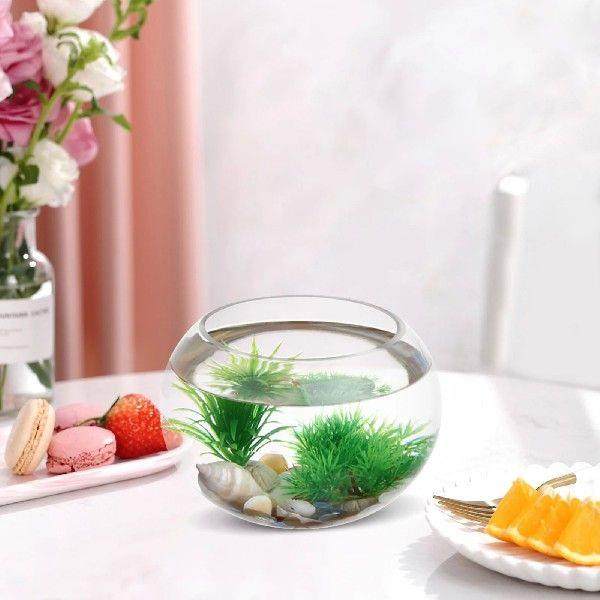 Home Accessories Glass Fish Tank Goldfish Bowls Filter
