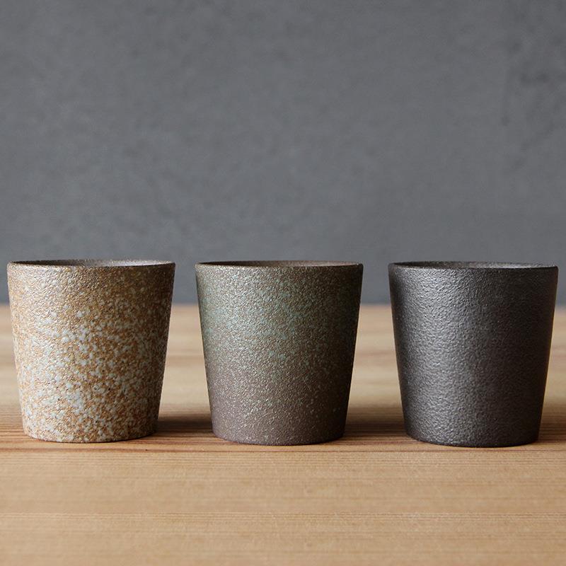 Chinese Pottery Coffee Mug Raw Ceramic Tea Cup Simple Person