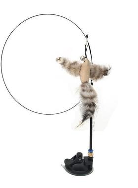 Simulation Bird interactive Cat Toy Funny Feather Bird with